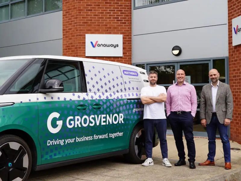 Vanaways' Partnership With Grosvenor Drives Electric Van Adoption